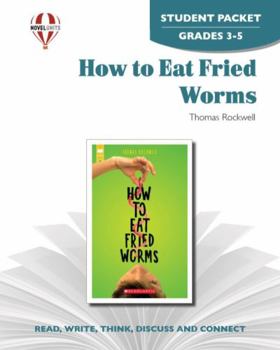 Paperback How to Eat Fried Worms - Student Packet by Novel Units Book