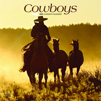 Calendar Cowboys 2023 Square Book