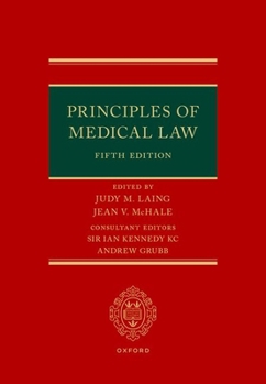 Hardcover Principles of Medical Law Book