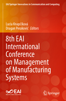 Paperback 8th Eai International Conference on Management of Manufacturing Systems Book