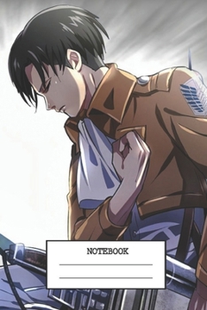 Notebook: Attack On Titan , Journal for Writing, College Ruled Size 6" x 9", 120 Pages , Titans New Glossy Cover Wide Ruled Blank Lined Soft Cover