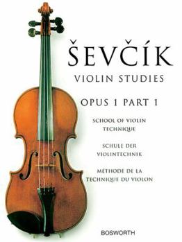 Paperback Sevcik Violin Studies - Opus 1, Part 1: School of Violin Technique Book