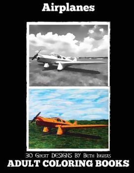 Paperback Adult Coloring Books: Airplanes Book