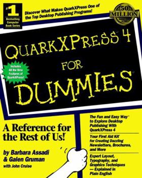 Paperback QuarkXPress. 4 for Dummies. Book