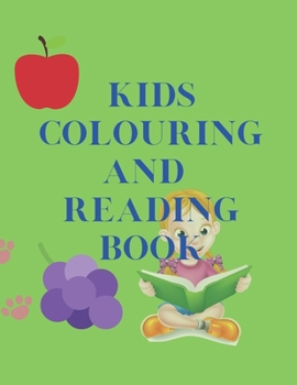 Paperback Kids Colouring and Reading Book