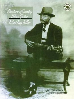Paperback Masters of Country Blues Guitar: Blind Boy Fuller, Book & CD [With CD] Book