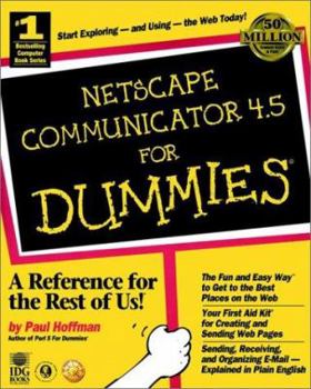 Paperback Netscape Communicator 4.5 for Dummies Book