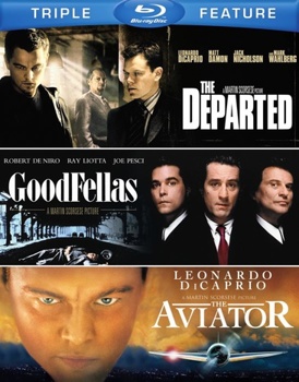 Blu-ray The Departed / Goodfellas / The Aviator Book