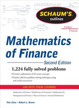 Paperback Schaum's Outline of Mathematics of Finance, Second Edition Book