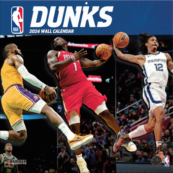 Calendar NBA Dunks 2024 12x12 Wall Calendar Book