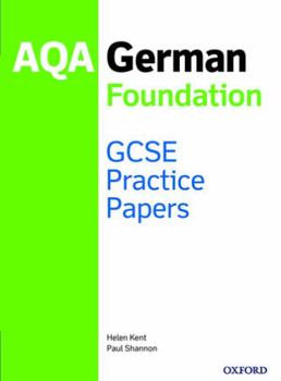 Paperback AQA GCSE German Foundation Practice Papers Book