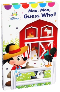 Hardcover Disney Baby Moo, Moo, Guess Who? Book