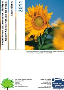 Paperback Social Return on Investment: Quality Checkers (Skills for People) Book