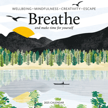 Calendar 2025 Breathe Wall Calendar: Plastic Free Packaging Book