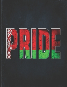 Pride: Belarusian Heritage Gift for Belarusian Coworker from Minsk  Undated Planner Daily Weekly Monthly Calendar Organizer Journal