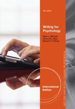 Paperback Writing for Psychology, International Edition Book