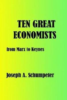 Hardcover Ten Great Economists Book