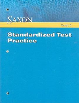 Paperback Saxon Algebra 1: Standardized Test Practice Book