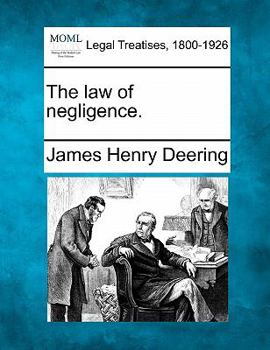 Paperback The law of negligence. Book