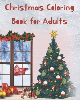 Paperback Christmas coloring book for adults: Stunning designs that will relax you for hours. Book