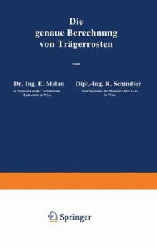 Paperback Die Genaue Berechnung Von Trägerrosten [German] Book
