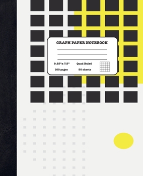 Graph Paper Notebook Quad Ruled 5x5: Geometry and Physics - Composition Notebook for Girls Boys Students - cute Notebook for College School - Geometric Shapes Design