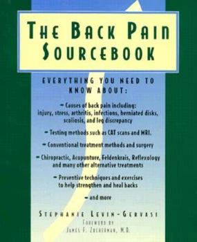Hardcover The Back Pain Sourcebook: Everything You Need to Know About Book