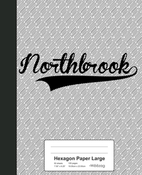 Paperback Hexagon Paper Large: NORTHBROOK Notebook Book