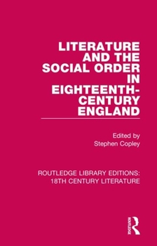 Paperback Literature and the Social Order in Eighteenth-Century England Book