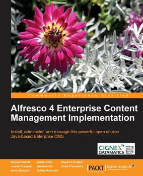 Paperback Alfresco 4 Enterprise Content Management Implementation Book