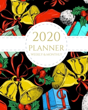 Paperback 2020 Planner Weekly and Monthly: Merry Christmas January - December 2020 Calendar and Planner 8x10 For To-Do List, Appointment Journal and Academic Ag Book