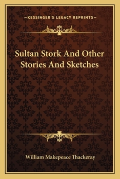 Paperback Sultan Stork And Other Stories And Sketches Book