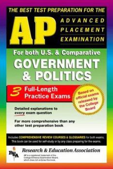 Paperback AP Government & Politics (Rea) - The Best Test Prep for the Advanced Placement Book
