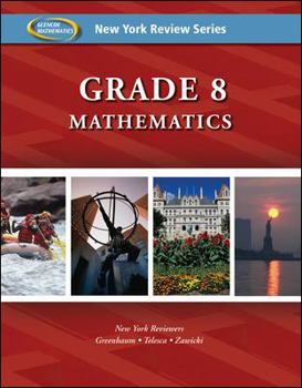 Paperback New York Review Series: Grade 8 Mathematics Review Workbook Book