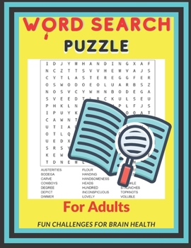 Paperback Word Search For Adults: Keep Your Brain Young and Active Book