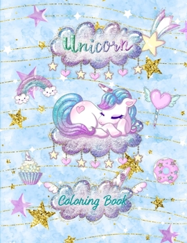 Paperback Unicorn Coloring Book: Perfect Fun & Cute Gift For Kids Book