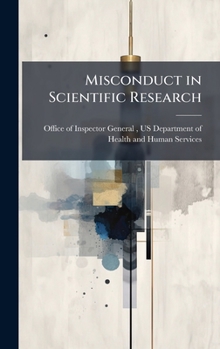 Hardcover Misconduct in Scientific Research Book