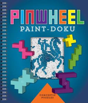 Paperback Pinwheel Paint-Doku Book