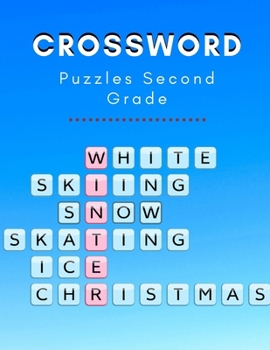 Paperback Crossword Puzzles Second Grade: Medium Difficulty Crossword Puzzles, Crossword Puzzle Books for Adults Large Print Puzzles with Easy, Medium, Hard, an Book