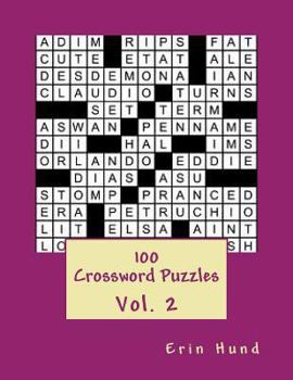 Paperback 100 Crossword Puzzles Vol. 2 Book