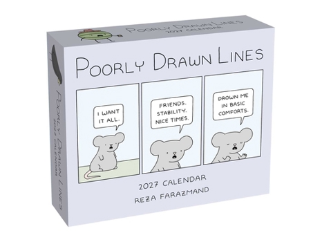 Paper Catalog Poorly Drawn Lines 2027 Day-To-Day Calendar Book
