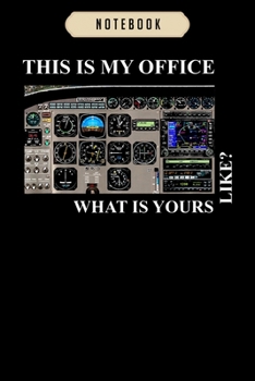 Notebook: Aviation pilot cessna 172 cockpit Notebook|6x9(100 pages)Blank Lined Paperback Journal For Student, kids, women, girls, boys, men, birthday gifts|Pilot gifts notebook