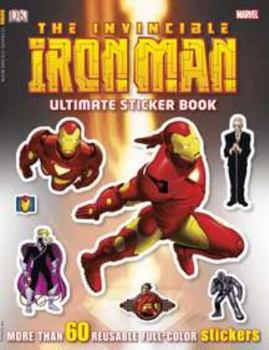Paperback Ultimate Sticker Book: The Invincible Iron Man (Ultimate Sticker Books) Book