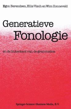 Paperback Generatieve Fonologie: En de Linkerkant Van de Grammatica Book