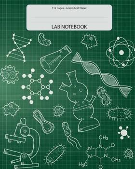 Paperback Lab Notebook: Science Lab Notebook, Biology and Blackboard, Student Lab Notebook, Science Graph Notebook, Laboratory Notebook, Lab J Book