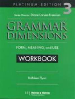 Paperback Grammar Dimensions 3, Platinum Edition Workbook Book