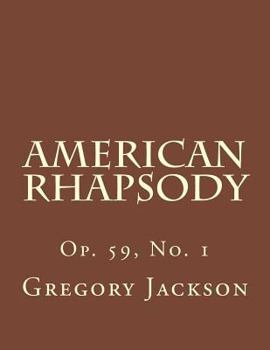 Paperback American Rhapsody: Op. 59, No. 1 Book