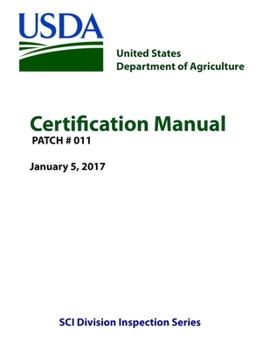 Paperback Certification Manual - PATCH # 011 (January 5, 2017) Book