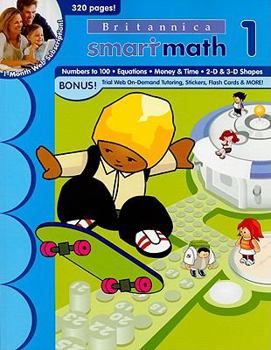 Paperback Britannica SmartMath Level 1 [With Sticker(s) and Flash Cards] Book