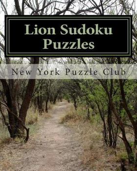 Paperback Lion Sudoku Puzzles: Easy to Read, Large Grid Sudoku Puzzles Book